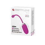 Ou vibrant wireless Pretty Love Brook, silicon cu 12 funcții