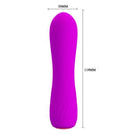 Masaj vibrant din silicon Pretty Love Beau cu 12 funcții
