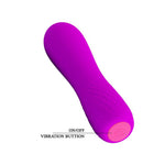 Masaj vibrant din silicon Pretty Love Beau cu 12 funcții
