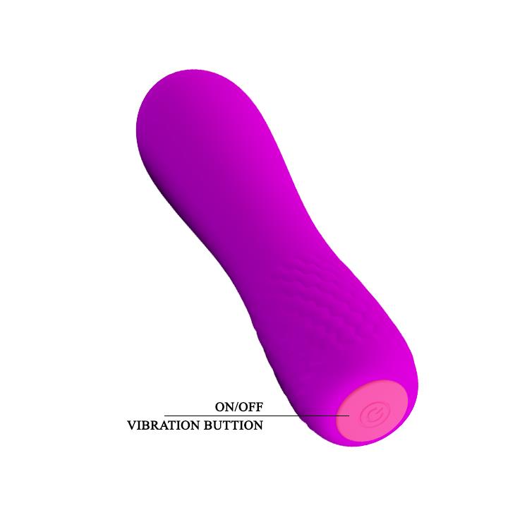 Masaj vibrant din silicon Pretty Love Beau cu 12 funcții