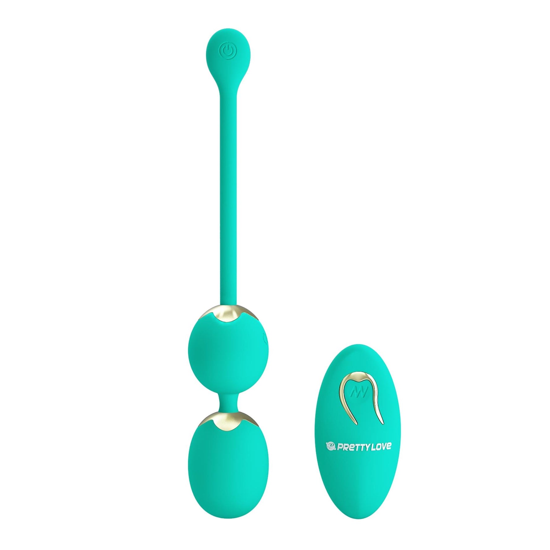 Bile vibratoare Pretty Love Dream Chaser, verzi, cu telecomandă, 12 moduri