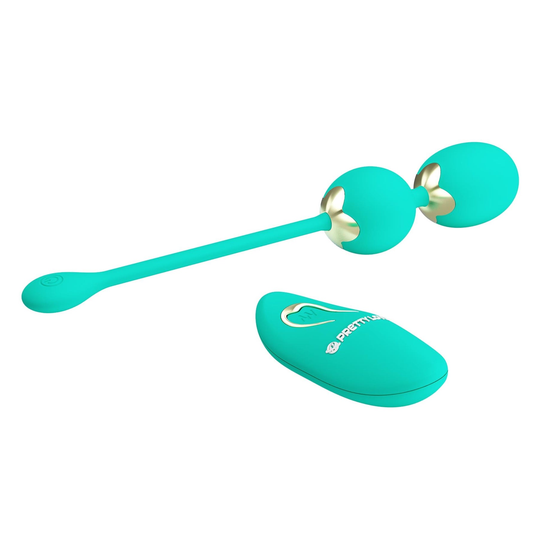 Bile vibratoare Pretty Love Dream Chaser, verzi, cu telecomandă, 12 moduri