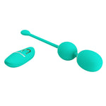Bile vibratoare Pretty Love Dream Chaser, verzi, cu telecomandă, 12 moduri