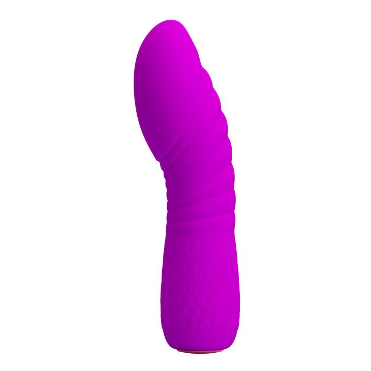 Vibrator Pretty Love Abner din silicon pentru punctul G, 12 funcții