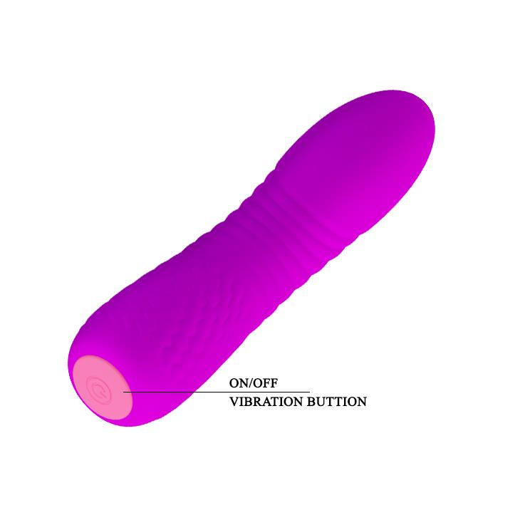 Vibrator Pretty Love Abner din silicon pentru punctul G, 12 funcții