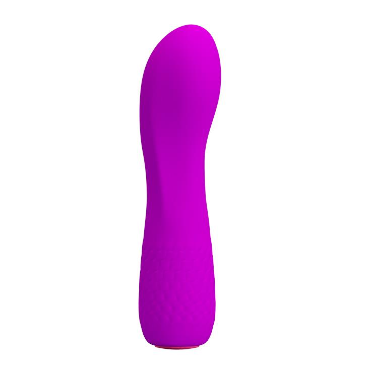 Vibrator USB Pretty Love Adam din silicon pentru punctul G, 12 cm, 12 funcții