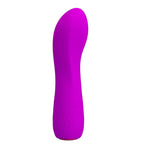 Vibrator USB Pretty Love Adam din silicon pentru punctul G, 12 cm, 12 funcții