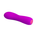 Vibrator USB Pretty Love Adam din silicon pentru punctul G, 12 cm, 12 funcții
