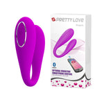 Vibrator Pretty Love August din silicon, Bluetooth, USB, 12 funcții
