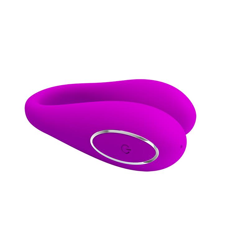 Vibrator Pretty Love August din silicon, Bluetooth, USB, 12 funcții