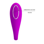Vibrator Pretty Love August din silicon, Bluetooth, USB, 12 funcții