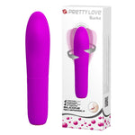Vibrator rotativ mini Pretty Love Burke din silicon, reîncărcabil