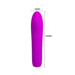 Vibrator rotativ mini Pretty Love Burke din silicon, reîncărcabil