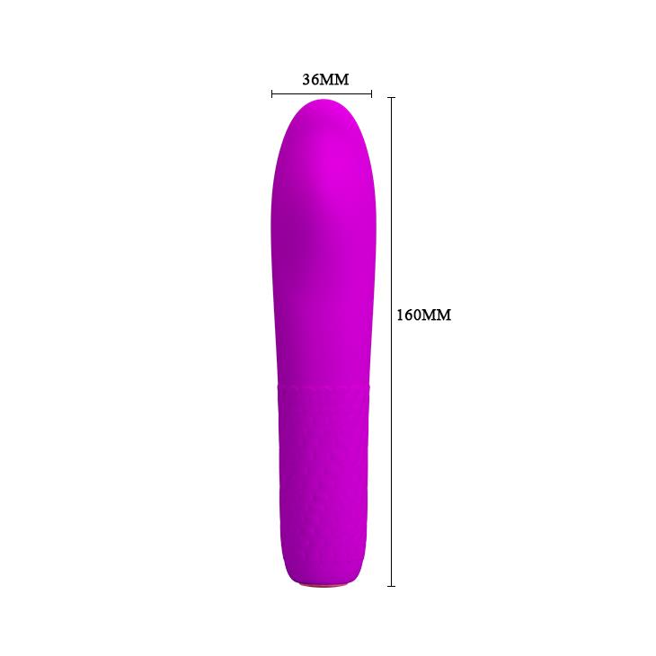 Vibrator rotativ mini Pretty Love Burke din silicon, reîncărcabil
