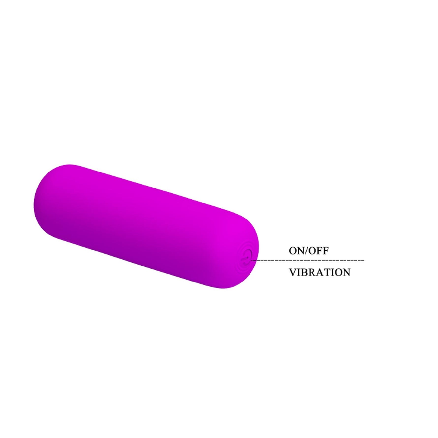 Vibrator Pretty Love Gemma Mini din silicon cu atașament