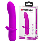 Vibrator Pretty Love Troy pentru punctul G, cu 12 vibrații și memorie