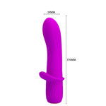Vibrator Pretty Love Troy pentru punctul G, cu 12 vibrații și memorie