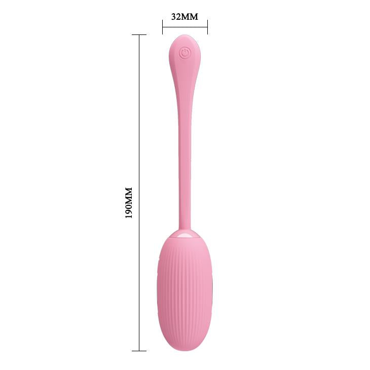 Pretty Love Doreen 3 Ouă Vibratoare din Silicon Mov cu Aplicație USB 19cm