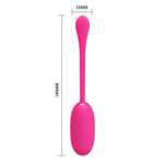 Ou vibrator wireless Pretty Love Doreen, 12 funcții, USB, roz