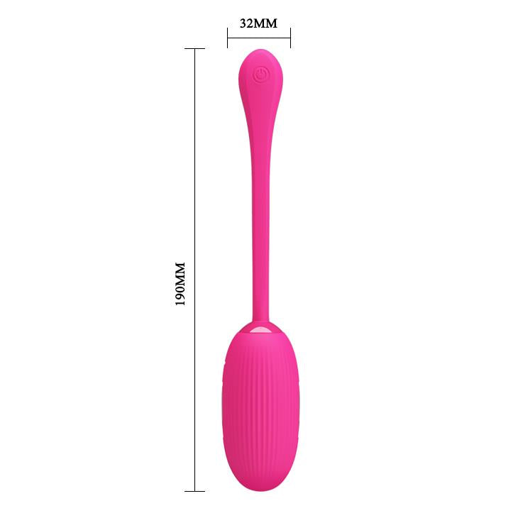 Ou vibrator wireless Pretty Love Doreen, 12 funcții, USB, roz