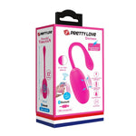 Ou vibrator wireless Pretty Love Doreen, 12 funcții, USB, roz