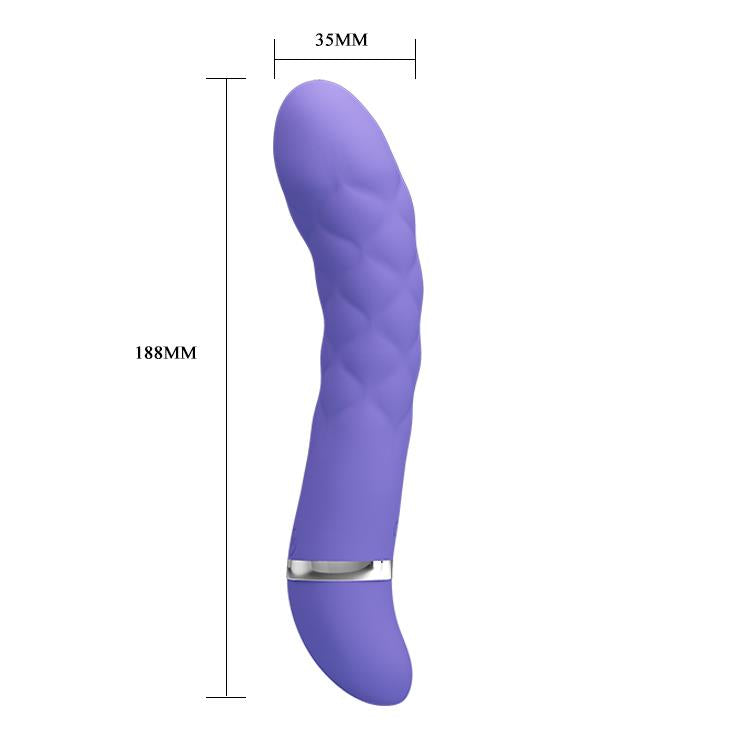 Vibrator Pretty Love Truda pentru punctul G, 7 funcții, silicon, violet, 19 cm