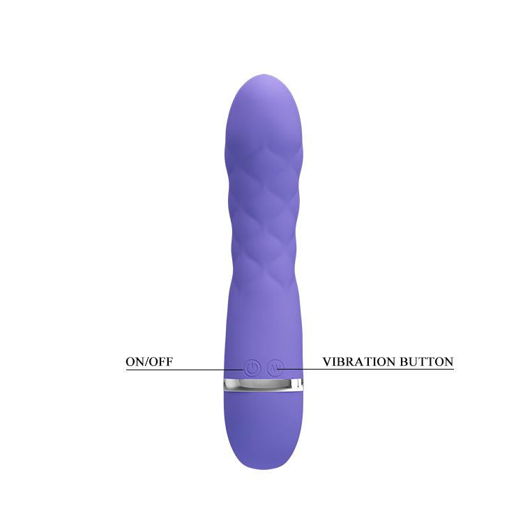 Vibrator Pretty Love Truda pentru punctul G, 7 funcții, silicon, violet, 19 cm