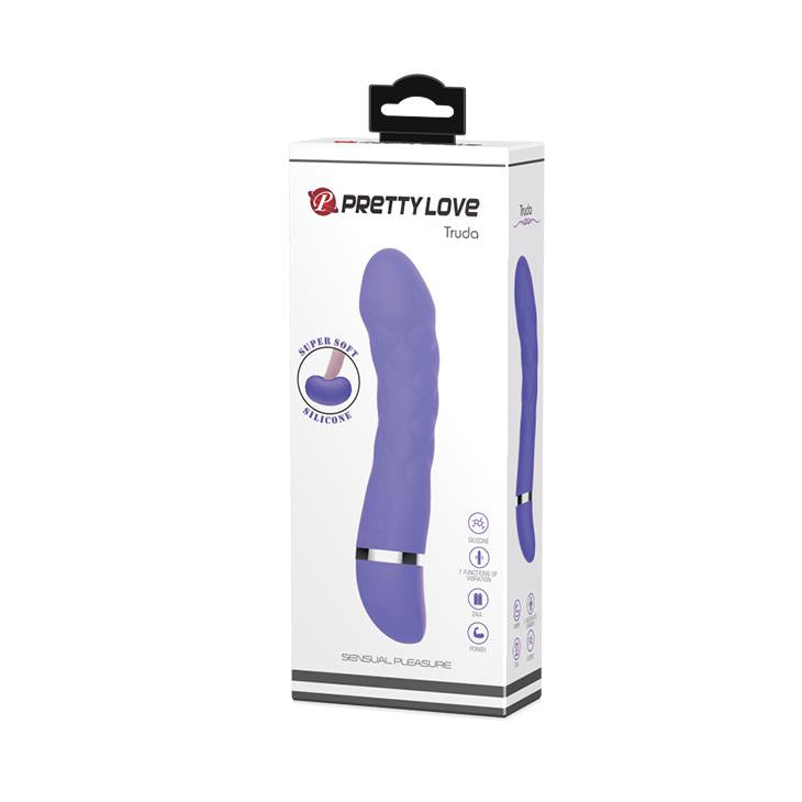 Vibrator Pretty Love Truda pentru punctul G, 7 funcții, silicon, violet, 19 cm