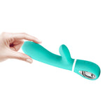 Vibrator USB Pretty Love Thomas cu punct G și iepuraș verde
