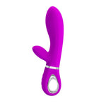 Vibrator Pretty Love Thomas cu punct G și iepuraș, violet, USB