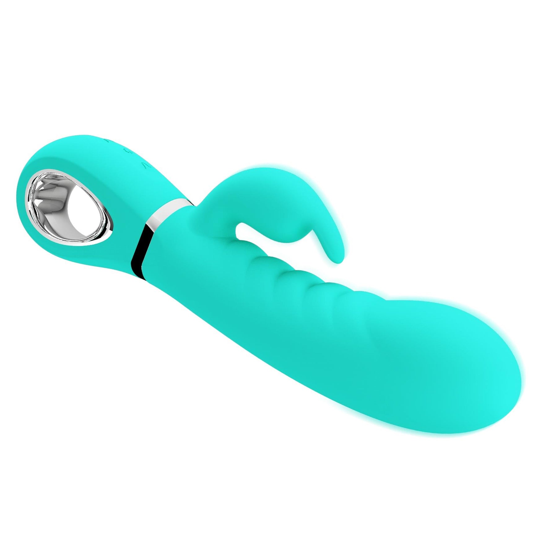 Vibrator Pretty Love Prescott Soft Bunny, verde, cu 7 funcții