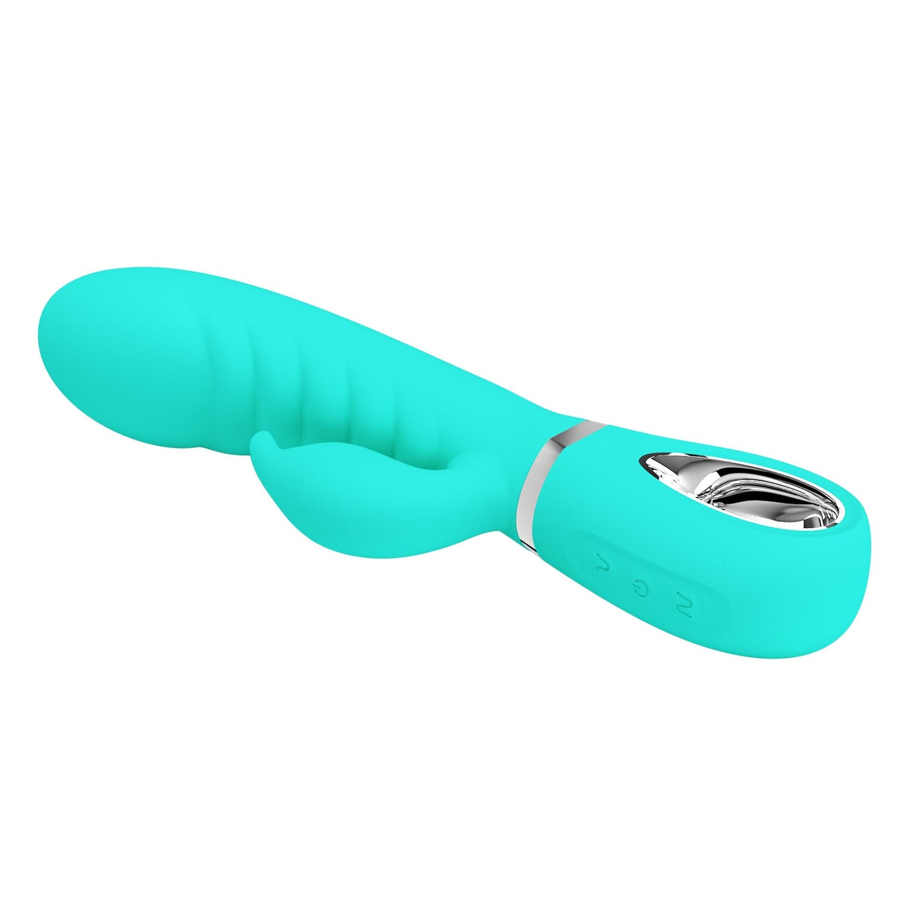 Vibrator Pretty Love Prescott Soft Bunny, verde, cu 7 funcții