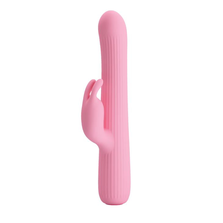 Vibrator Pretty Love Julian Pink cu USB pentru punct G, 4 rotații, 4 vibrații