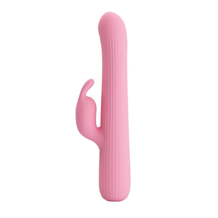 Vibrator Pretty Love Julian Pink cu USB pentru punct G, 4 rotații, 4 vibrații