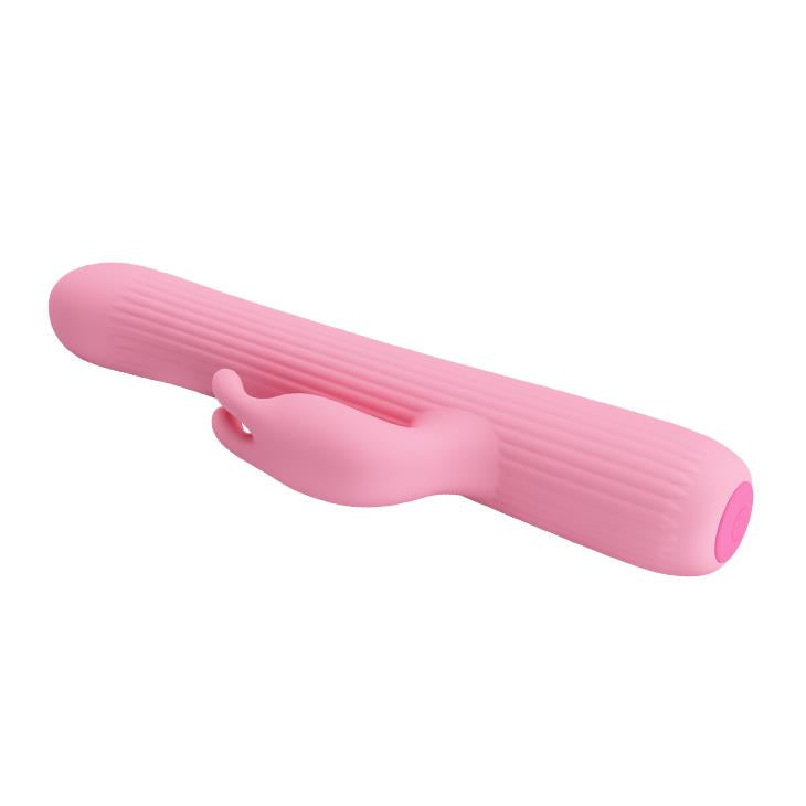 Vibrator Pretty Love Julian Pink cu USB pentru punct G, 4 rotații, 4 vibrații