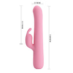 Vibrator Pretty Love Julian Pink cu USB pentru punct G, 4 rotații, 4 vibrații