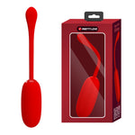 Pretty Love Julius Egg Ou vibrator wireless Roșu 12 funcții