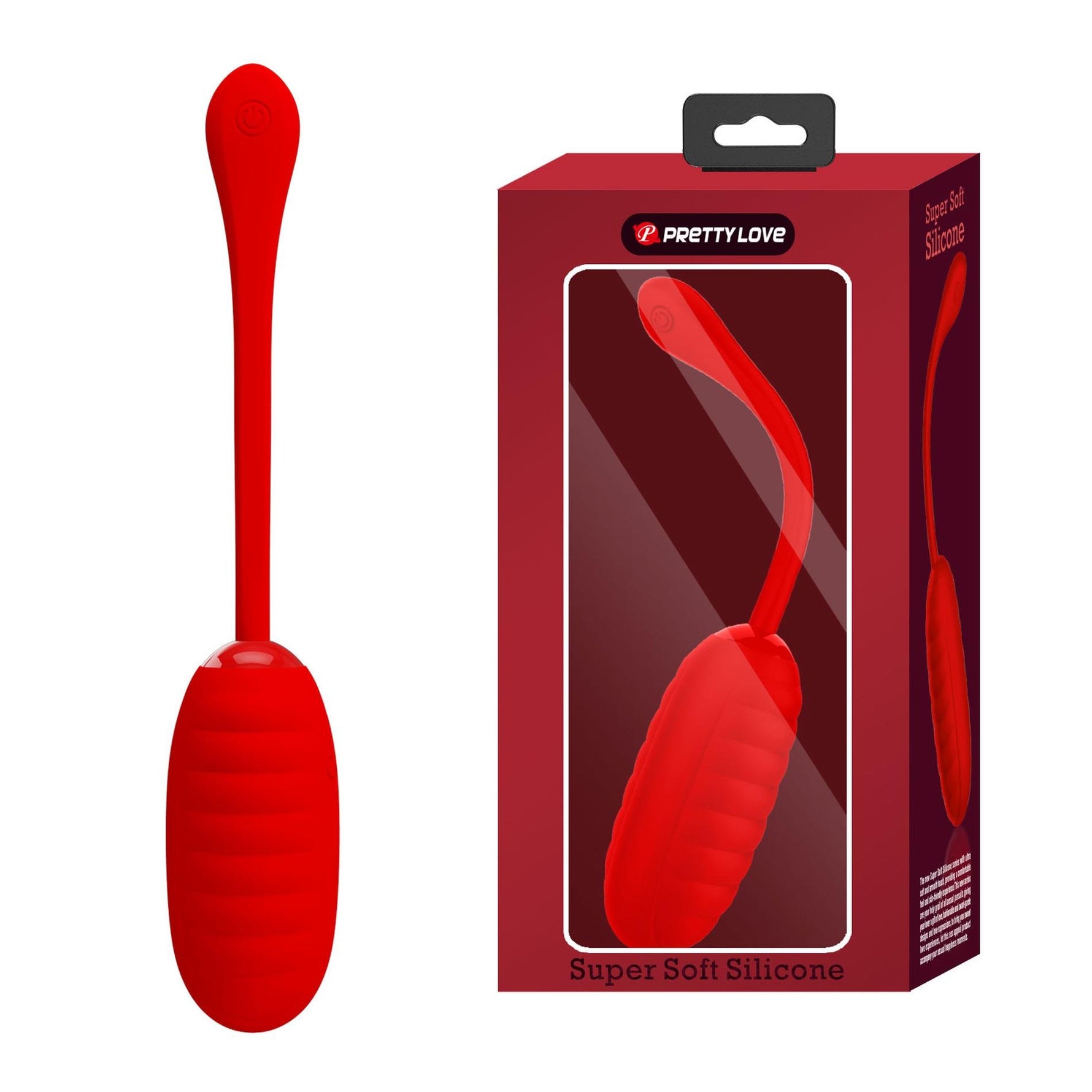 Pretty Love Kirk Egg Ou vibrator wireless Roșu 12 funcții