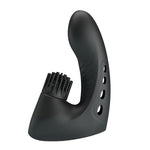Vibrator pentru deget Pretty Love din silicon, 3 vibrații, 3 rotații, USB
