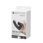 Vibrator pentru deget Pretty Love din silicon, 3 vibrații, 3 rotații, USB