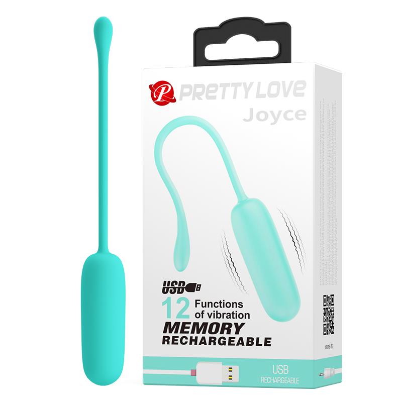 Ou vibrant wireless Pretty Love Joyce din silicon, 12 funcții