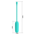 Ou vibrant wireless Pretty Love Joyce din silicon, 12 funcții