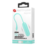 Ou vibrant wireless Pretty Love Joyce din silicon, 12 funcții