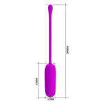Ou vibrator wireless Pretty Love Joyce, violet, cu USB