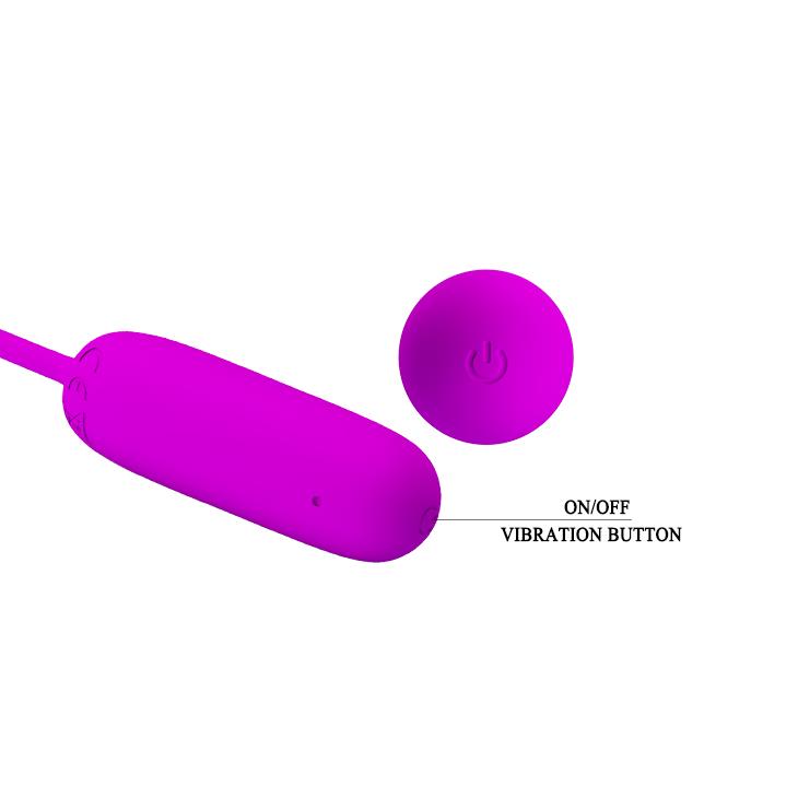 Ou vibrator wireless Pretty Love Joyce, violet, cu USB