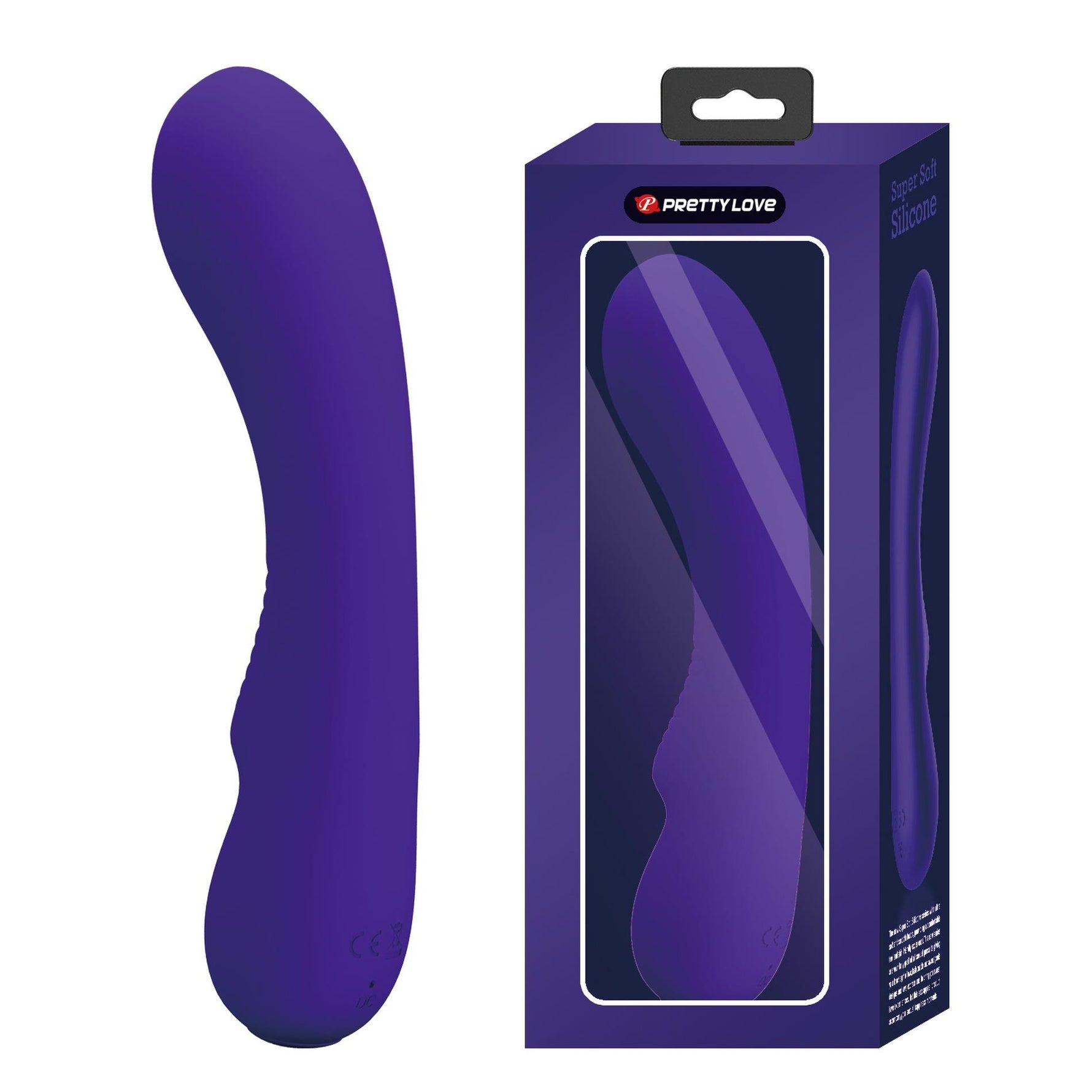 Vibrator Pretty Love Matt Silicone pentru Punct G, Violet, 12 Vibrații