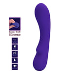 Vibrator Pretty Love Matt Silicone pentru Punct G, Violet, 12 Vibrații