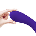 Vibrator Pretty Love Matt Silicone pentru Punct G, Violet, 12 Vibrații