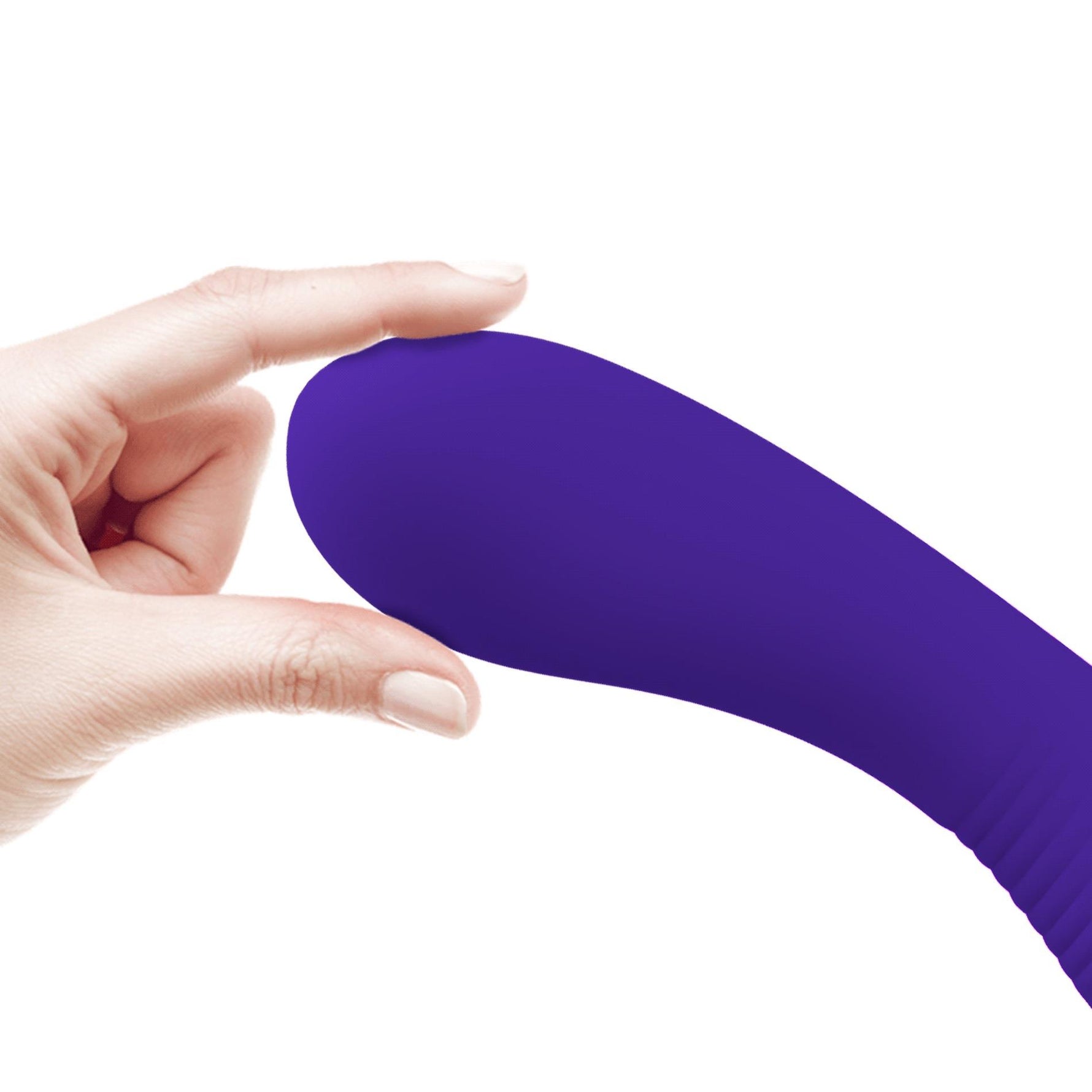 Vibrator Pretty Love Matt Silicone pentru Punct G, Violet, 12 Vibrații