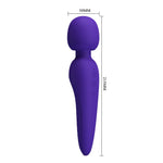 Masaj clitoridian Pretty Love Meredith, silicon violet, impermeabil